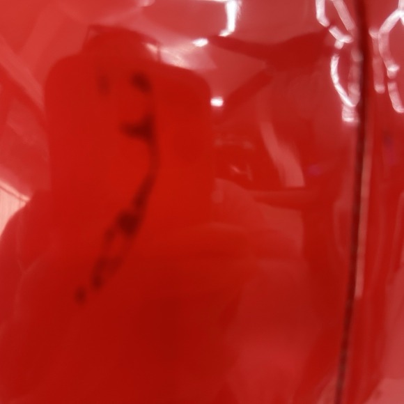 Coach Madison Sophia Bright Red Patent Leather Large Satchel Carriage Handbag - Picture 7 of 16